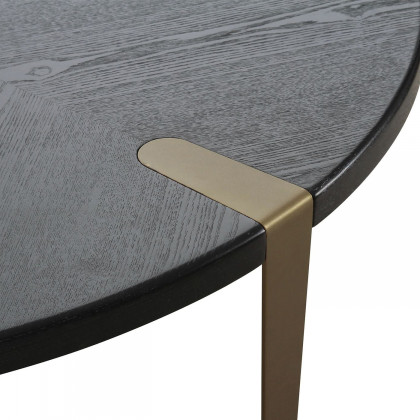 Mobital Blake Coffee Table Round - Small Black
