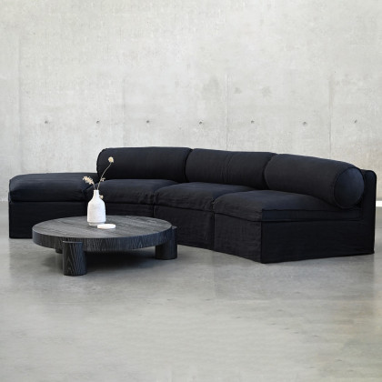 Mobital - Mira Coffee Table in Vintage Wash Black Veneer