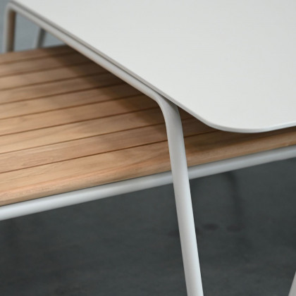 Mobital - Palm Square Coffee Table in Sandhill Top