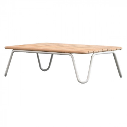 Mobital - Palm Low Rectangular Coffee Table in Teak Top
