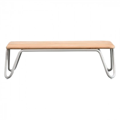 Mobital - Palm Low Rectangular Coffee Table in Teak Top