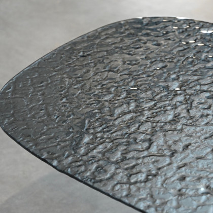 Mobital - Ponza Coffee Table Oval Black Modern