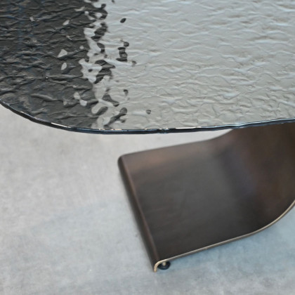Mobital - Ponza Coffee Table Oval Black Modern