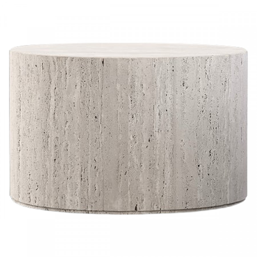 Mobital Post Coffee Table - White, Medium
