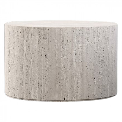 Mobital Post Coffee Table - White, Medium