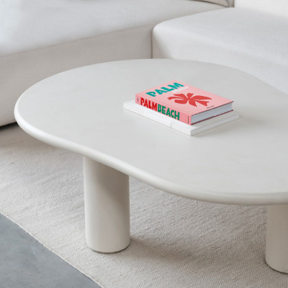 Mobital - Puddle Coffee Table in Ivory Tusk