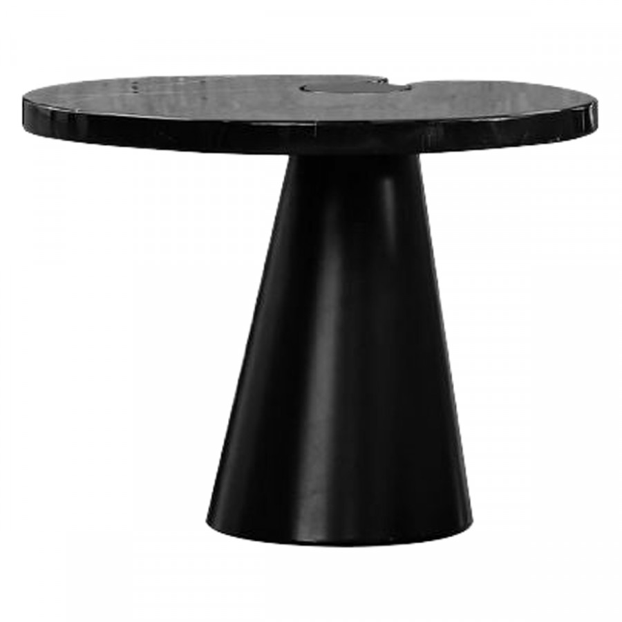 Mobital - Acyl End Table in Low Polished Marquina Black