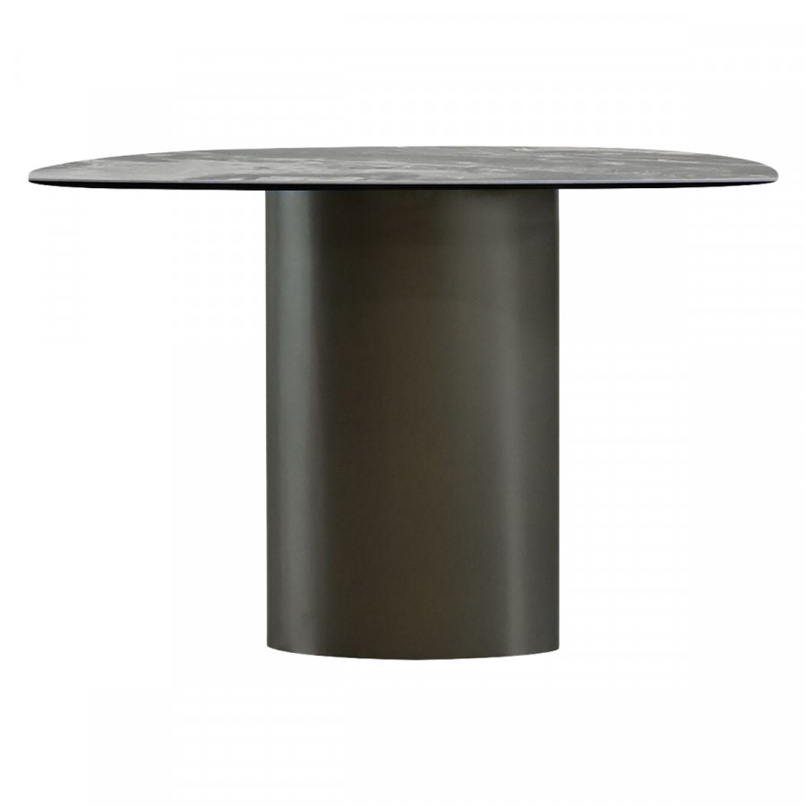Mobital - Argon End Table in Fantasia Marrone Metallo