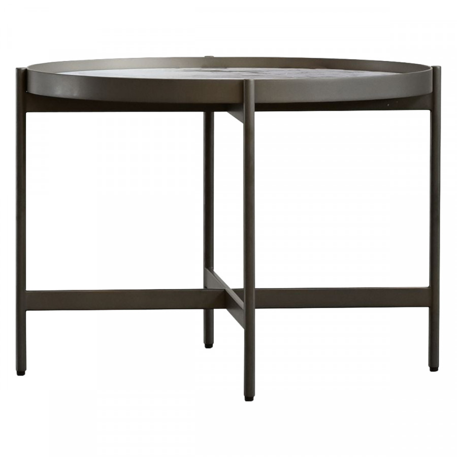 Mobital - Brace End Table in Cosmo White