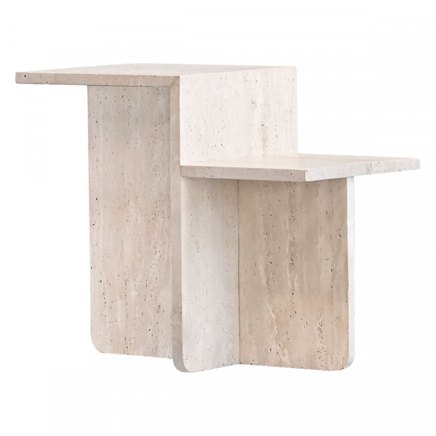 Mobital - Elli End Table in Travertine