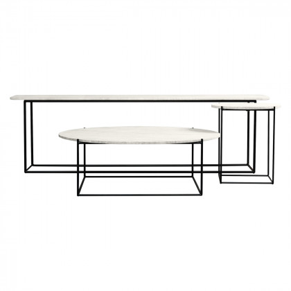 Mobital - Lola End Table in Travertino
