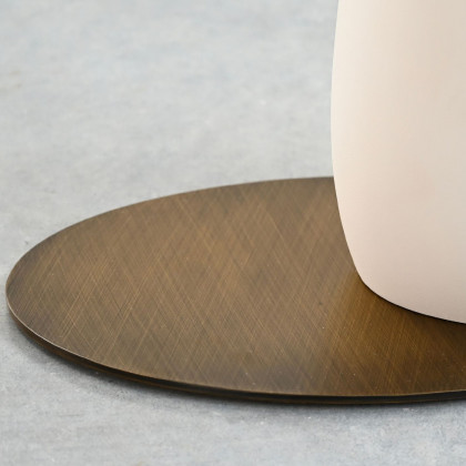 Mobital - Ollo End Table in Natural Travertine Top