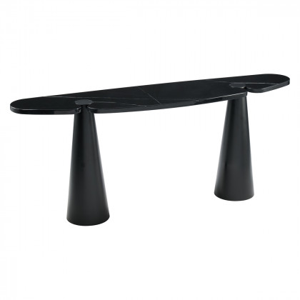 Mobital - Acyl Console Table in Polished Marquina Black