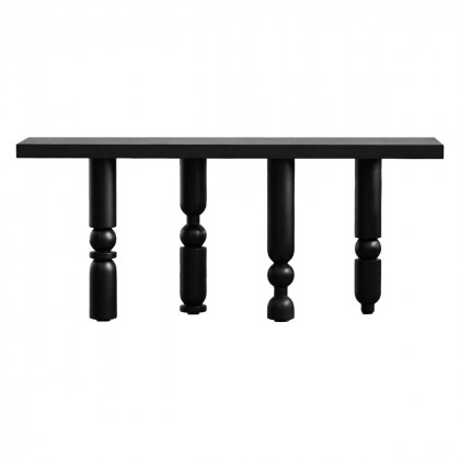 Mobital - Roto Console Table in Matte Black