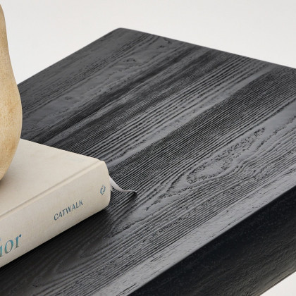Mobital - Tundra Console Table in Sandblasted Matte Black Pine