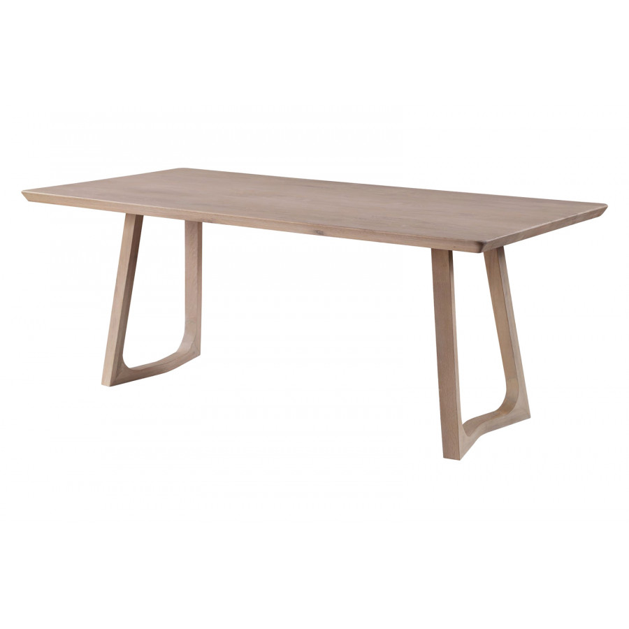 Moe's Silas Rectangular Dining Table - White
