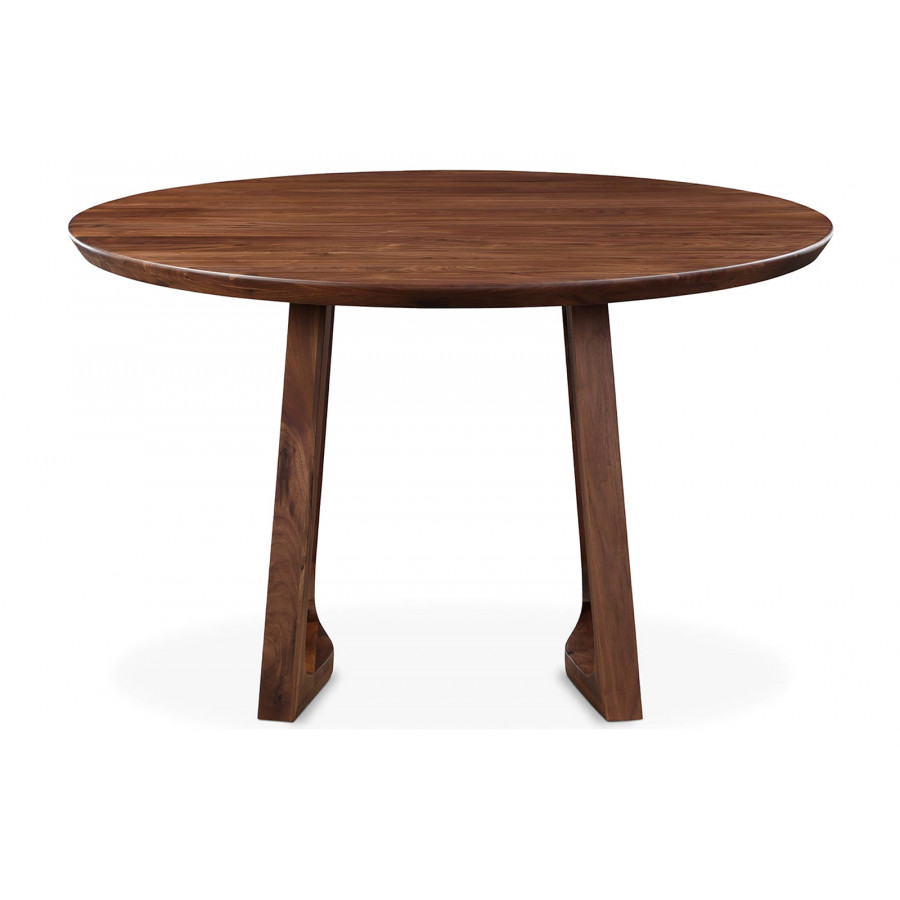 Moe's Silas Round Dining Table - Walnut
