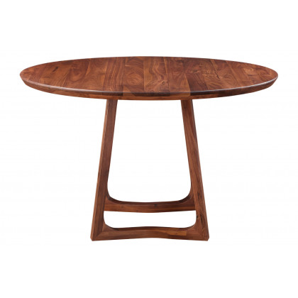 Moe's Silas Round Dining Table - Walnut