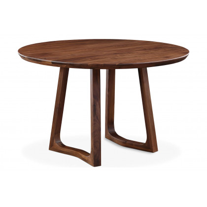 Moe's Silas Round Dining Table - Walnut