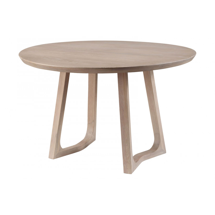 Moe's Silas Round Dining Table - White