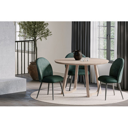 Moe's Silas Round Dining Table - White