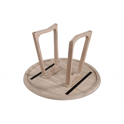 Moe's Silas Round Dining Table - White
