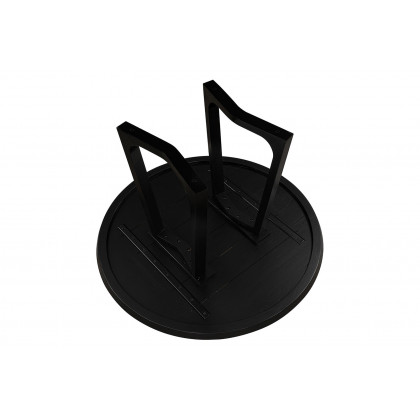 Moe's Silas Round Dining Table - Black Ash