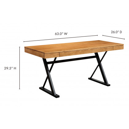Moe's Profecto Desk - Natural