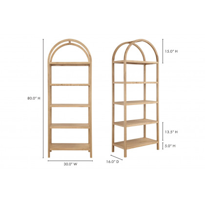 Moe's Eero Bookcase - Natural