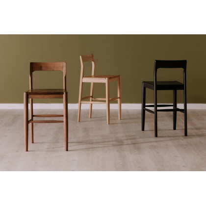 Moe's Owing Counter Stool - Walnut