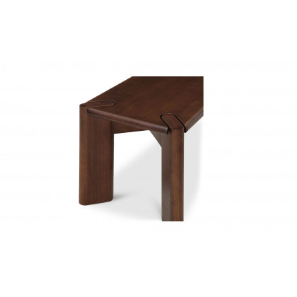 Moe's Daifuku Modern Dining Bench - Walnut Stained Ash, Small