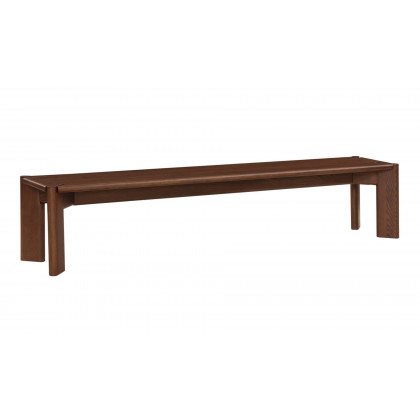 Moe's Daifuku Modern Dining Bench - Walnut Stained Ash, Large