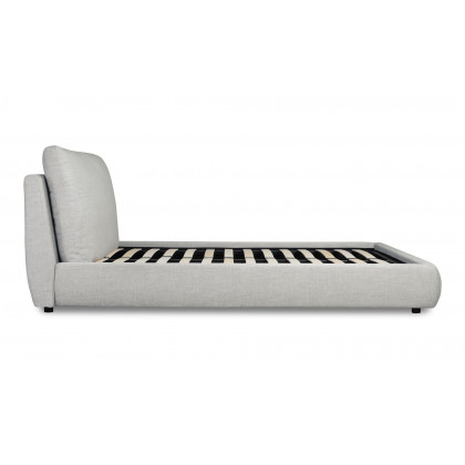 Moe's Seraph Modern Full Size Upholstered Bed - Stone