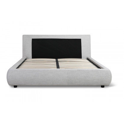 Moe's Seraph Modern Full Size Upholstered Bed - Stone