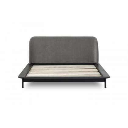 Moe's Solstice Modern Queen Size Bed - Black Oak