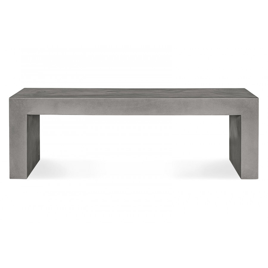 Moe's Lazarus Outdoor Bench - Dark Gray