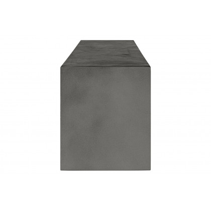 Moe's Lazarus Outdoor Bench - Dark Gray