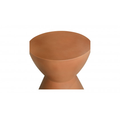 Moe's Hourglass Outdoor Stool - Terracotta
