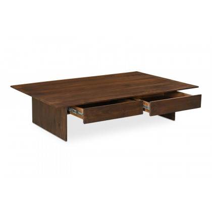 Moe's - Everett Modern Coffee Table in Dark Brown