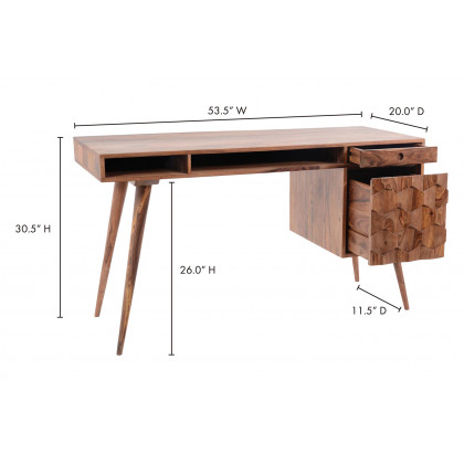 Moe's O2 Desk - Natural