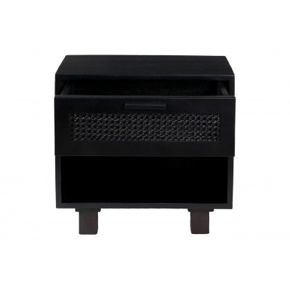 Moe's Ashton 1 Drawer Nightstand - Black