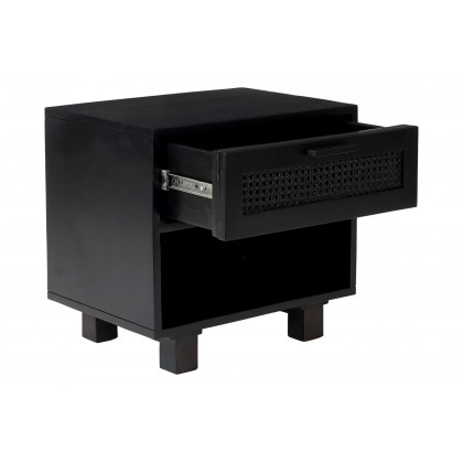Moe's Ashton 1 Drawer Nightstand - Black