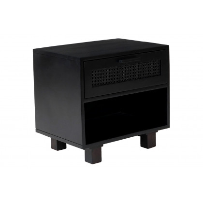 Moe's Ashton 1 Drawer Nightstand - Black