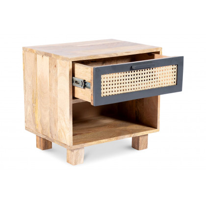 Moe's Ashton 1 Drawer Nightstand - Natural
