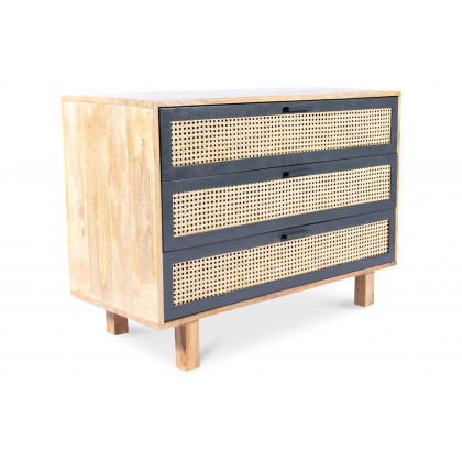 Moe's Ashton 3 Drawer Chest - Natural