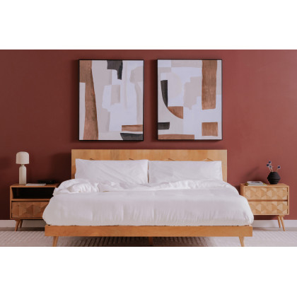 Moe's O2 Bed - Light Golden, King
