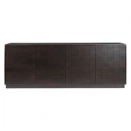 Moe's - Denman Mid-Century Modern Sideboard in Dark Brown