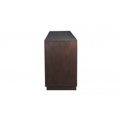 Moe's - Denman Mid-Century Modern Sideboard in Dark Brown