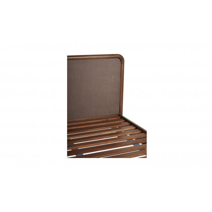 Moe's Rye Modern Bed - Warm Brown