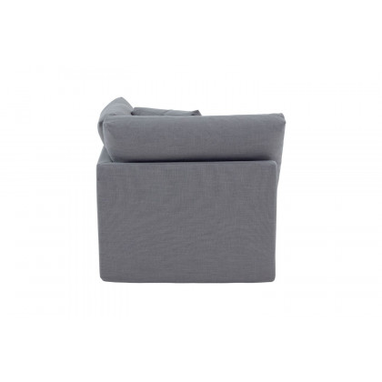 Moe's - Amara Modern Modular Corner Chair in Moonlight